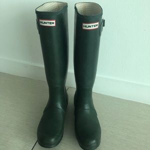 Tall Green Hunter Boots